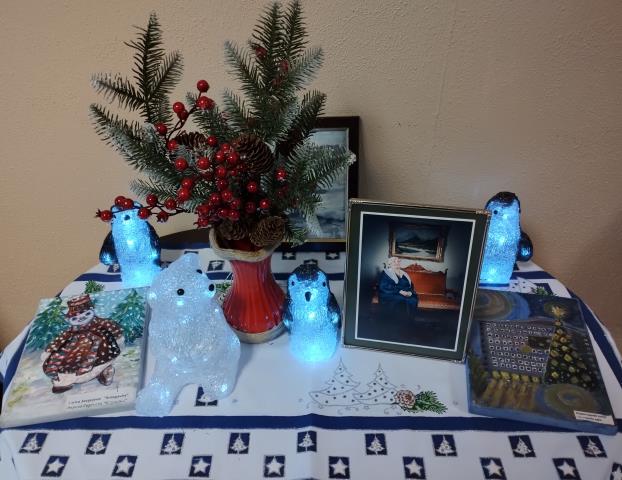 Larisas Sergejevas gleznu izstāde "Ziemas prieki"